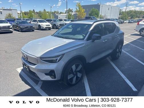 Silver 2023 Volvo XC40 Recharge Pure Electric Twin Ultimate