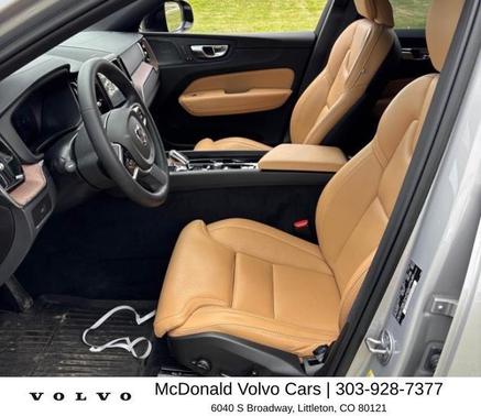 Silver 2023 Volvo XC60 B5 Ultimate Dark Theme