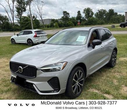 Silver 2023 Volvo XC60 B5 Ultimate Dark Theme