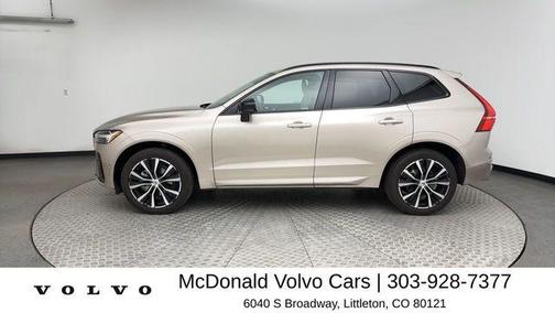 Silver 2024 Volvo XC60 B5 Plus Dark Theme