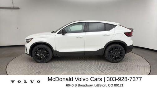 Crystal White Metallic 2023 Volvo C40 Recharge Pure Electric Twin Ultimate