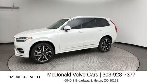 Crystal White 2024 Volvo XC90 B6 Plus Bright Theme 7-Seater
