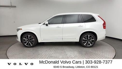 Crystal White 2024 Volvo XC90 B6 Plus Bright Theme 7-Seater