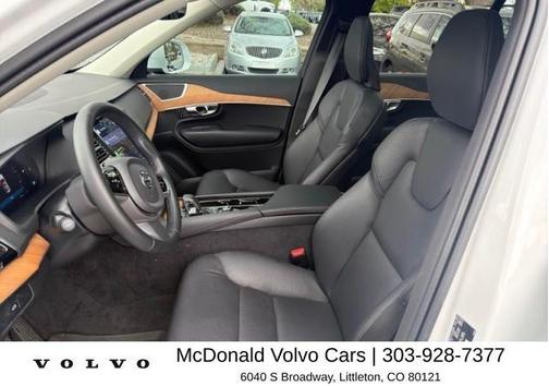 Crystal White 2024 Volvo XC90 B6 Plus Bright Theme 7-Seater