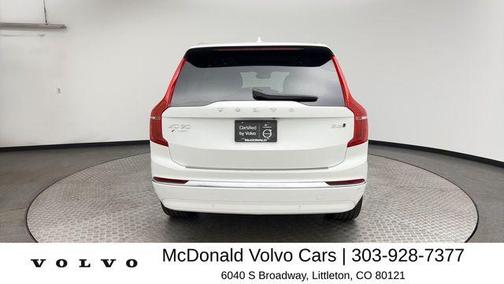 Crystal White 2024 Volvo XC90 B6 Plus Bright Theme 7-Seater