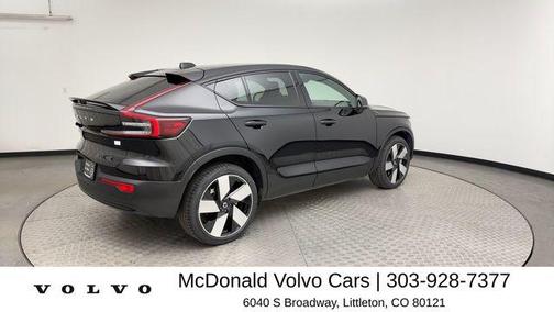 Onyx Black Metallic 2023 Volvo C40 Recharge Pure Electric Twin Ultimate
