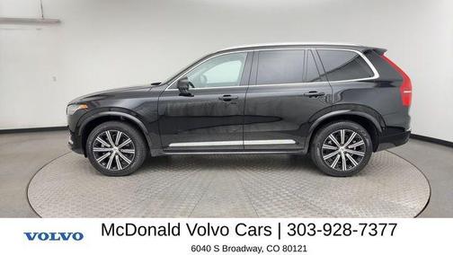 Onyx Black Metallic 2025 Volvo XC90 B6 Plus 7-Seater