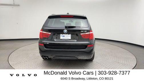Jet Black 2015 BMW X3 xDrive28i