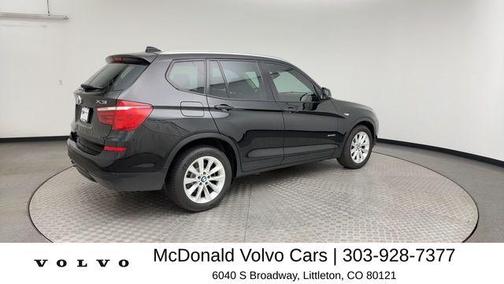 Jet Black 2015 BMW X3 xDrive28i