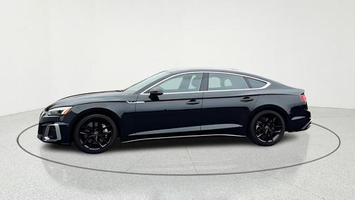 Mythos Black Metallic 2024 Audi A5 Sportback 45 S line quattro Premium