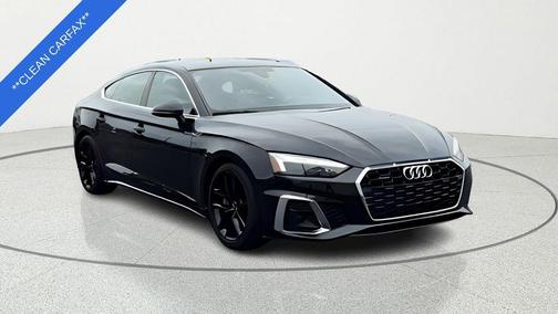 Mythos Black Metallic 2024 Audi A5 Sportback 45 S line quattro Premium
