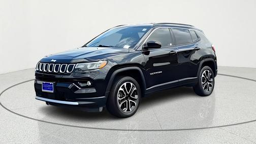 Diamond Black 2023 Jeep Compass Limited