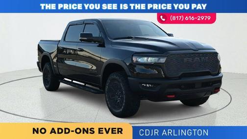 Diamond Black Crystal Pearlcoat 2025 RAM 1500 Rebel