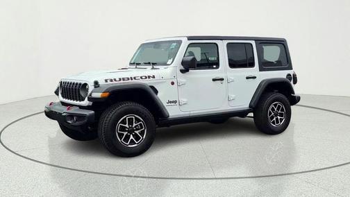 Bright White Clearcoat 2024 Jeep Wrangler Rubicon