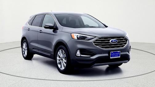 Gray Metallic 2024 Ford Edge Titanium