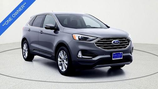 Gray Metallic 2024 Ford Edge Titanium