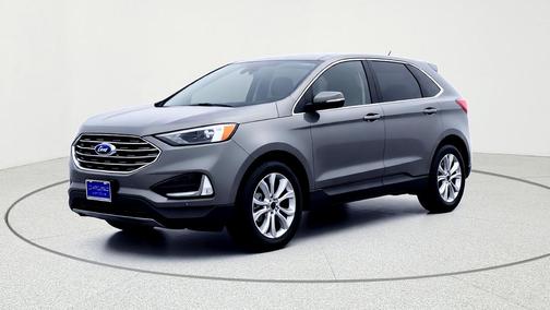Gray Metallic 2024 Ford Edge Titanium