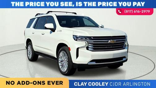 Iridescent Pearl Tricoat 2023 Chevrolet Tahoe High Country
