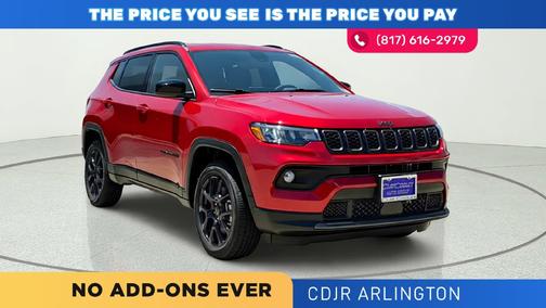 Red Hot Pearlcoat 2026 Jeep Compass Latitude