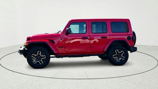 Firecracker Red Clearcoat 2025 Jeep Wrangler Sahara