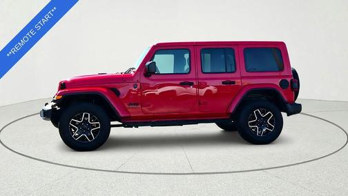 Firecracker Red Clearcoat 2025 Jeep Wrangler Sahara
