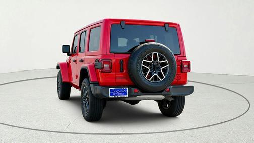 Firecracker Red Clearcoat 2025 Jeep Wrangler Sahara