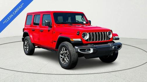 Firecracker Red Clearcoat 2025 Jeep Wrangler Sahara