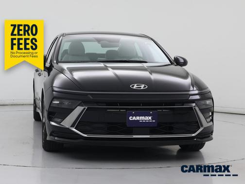 Black 2025 Hyundai SONATA SEL