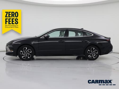 Black 2025 Hyundai SONATA SEL