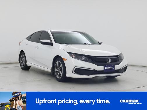 White 2020 Honda Civic LX
