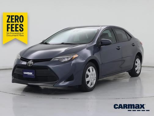Blue 2017 Toyota Corolla LE