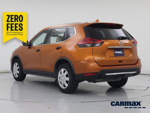 Orange 2017 Nissan Rogue S