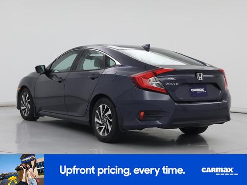 Blue 2017 Honda Civic EX