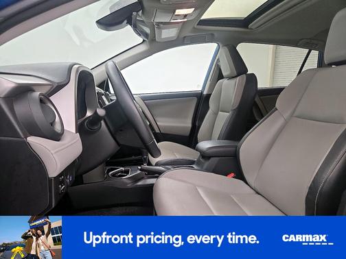 Blue 2017 Toyota RAV4 Limited