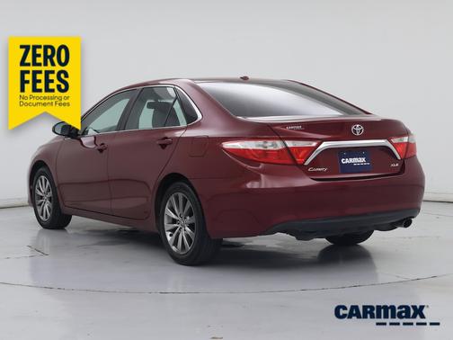 Burgundy 2016 Toyota Camry XLE