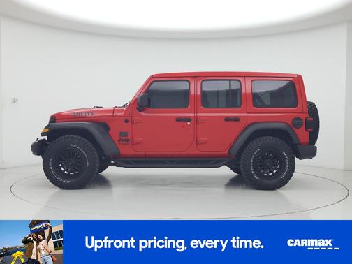 Red 2022 Jeep Wrangler Unlimited Willys