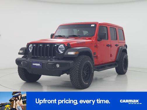 Red 2022 Jeep Wrangler Unlimited Willys
