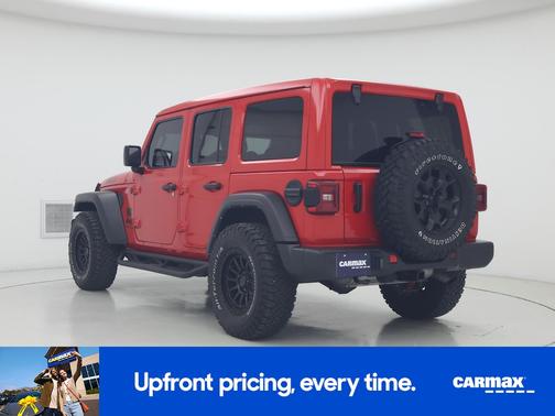 Red 2022 Jeep Wrangler Unlimited Willys