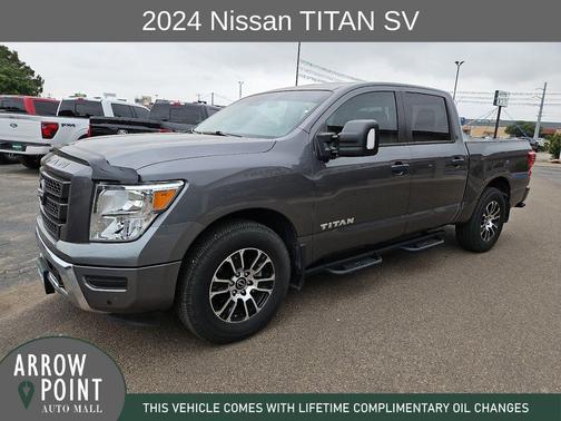 Gun Metallic 2024 Nissan Titan SV