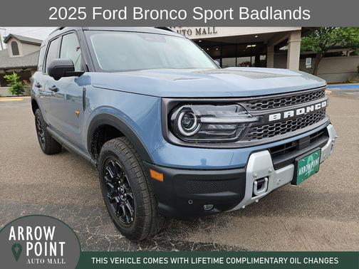Azure Gray Metallic 2025 Ford Bronco Sport Badlands