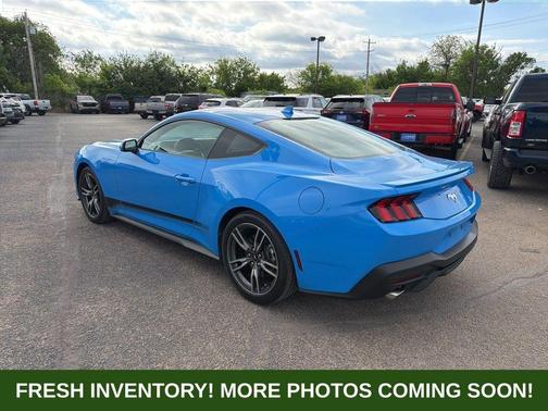 Grabber Blue 2025 Ford Mustang EcoBoost Premium