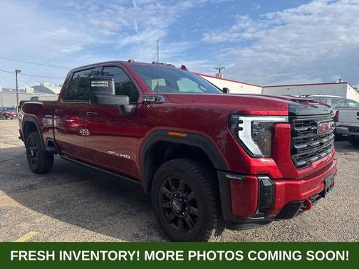 Volcanic Red 2026 GMC Sierra 2500 AT4