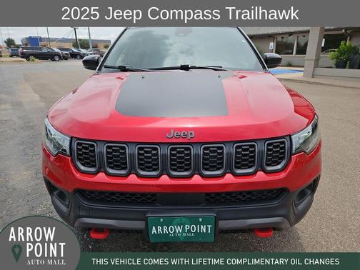 Red 2025 Jeep Compass Trailhawk