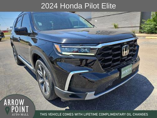 Crystal Black Pearl 2024 Honda Pilot Elite