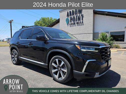 Crystal Black Pearl 2024 Honda Pilot Elite