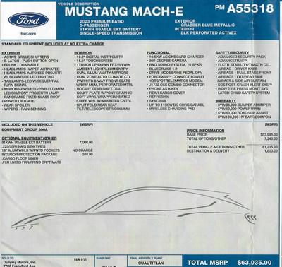 2023 Ford Mustang Mach-E Premium