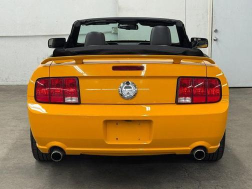Orange 2007 Ford Mustang GT Premium