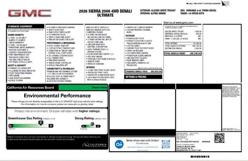 2026 GMC Sierra 2500 Denali Ultimate