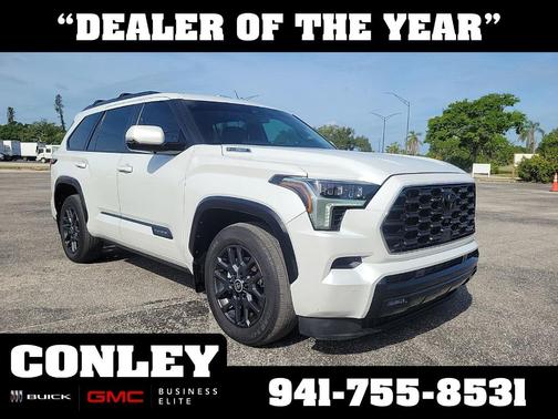 Pearl 2024 Toyota Sequoia Platinum