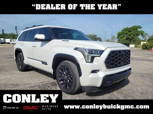 Pearl 2024 Toyota Sequoia Platinum